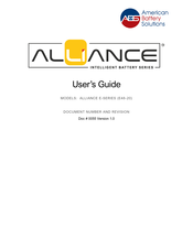 ABS ALLIANCE E Series User Manual