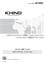KHIND SE1800 Instruction Manual