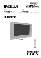 Sony Trinitron KV-32FQ85 Service Manual