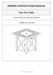 Noble House Home Furnishings 74173.00-40K Owner's Instruction Manual