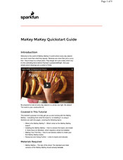 Sparkfun MaKey MaKey Quick Start Manual