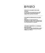 Brizo T602 Series Installation Instructions Manual