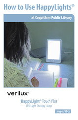 Verilux HappyLights Touch Plus How To Use Manual