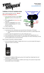 TIRE MINDER i10 Service Manual