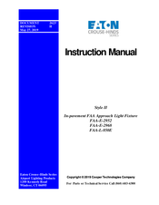 Eaton CROUSE-HINDS Series Instruction Manual