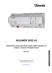Zennio ZPR1612V2 Manual