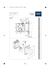 Grohe Euroeco Cosmopolitan E 36337001 Manual