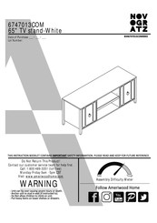 Novogratz 6747013COM Manual