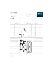 Grohe RED DUO 30 227 Installation Instructions Manual