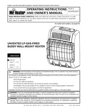 Mr. Heater MHVFBI10LPT Operating Instructions And Owner's Manual