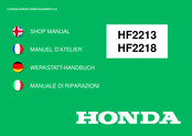 Honda HF2213 Shop Manual
