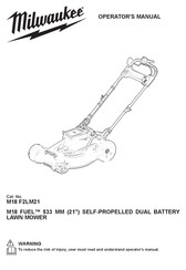 Milwaukee M18 FUEL F2LM21 Operator's Manual