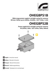 Videotec OHEGBPS2B Instruction Manual