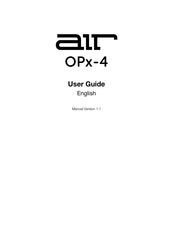 Air OPx-4 User Manual