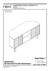 Next ANDERSON A48172 Assembly Instructions Manual