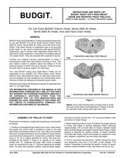 Budgit 2000 Series Instructions And Parts List