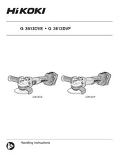 Hikoki G 3613DVE Handling Instructions Manual