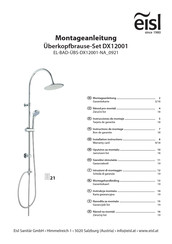 eisl DX12001 Installation Instructions Manual