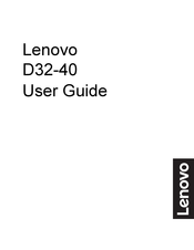 Lenovo D32-40 User Manual