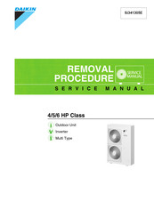 Daikin RXYSQ5P7Y1B Removal Procedure