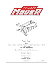 Primary Mover PH630 Operator's Manual And Installation Instructions