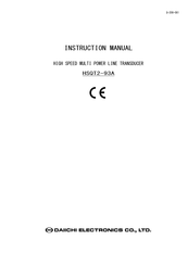 Daiichi Electronics HSQT2-93A Instruction Manual