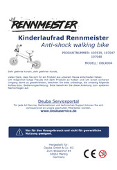 RENNMEISTER 107047 Instructions Manual