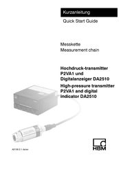 HBM DA2510 Quick Start Manual