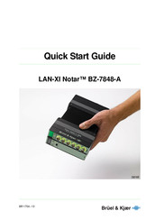 Bruel & Kjaer LAN-XI Notar BZ-7848-A Manuals | ManualsLib