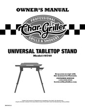 Char-Griller 8760 Owner's Manual