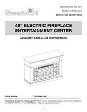 Greentouch 1849FM-23-274 Assembly / Care & Use Instructions