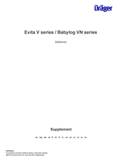 Dräger Evita V Series Manual