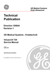 GE Voluson 730 Service Manual