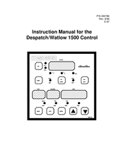 Despatch Watlow 1500 Control Instruction Manual