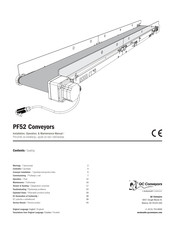 DURAVANT QC CONVEYORS PF52 Maintenance Manual