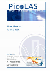 PICOLAS PL-TEC-2-1024 User Manual