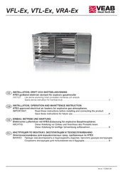 VEAB VTL-E Series Installation,Operation And Maintenance Instruction