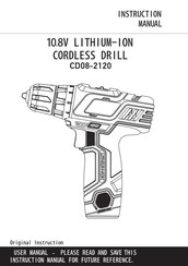 PRO STORMER CD08-2120 Instruction Manual