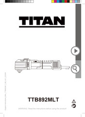 Titan TTB892MLT Instruction Manual