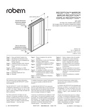 Robern RECEPTION MTR Installation Manual