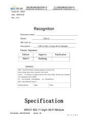 b&t XW-01 Manual