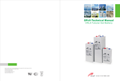 RITAR OPZV2-600 Technical Manual