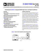 Analog Devices EV-ADA4571RSDZ User Manual