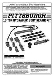 Pittsburgh 58775 Owner's Manual & Safety Instructions