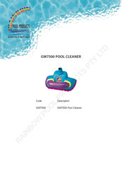 Rainbow Pool Products GW7500 Manual