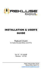 Rekluse RadiusX Clutch Installation & User Manual