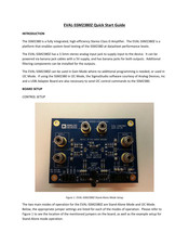 Analog Devices EVAL-SSM2380Z Quick Start Manual