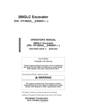 Worldwide Construction And Forestry Division 380GLC Operator's Manual