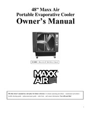 Maxx air EC48D1 Owner's Manual