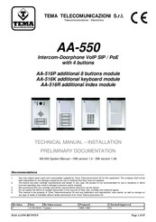 Tema Telecomunicazioni AA-546 Technical Manual